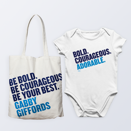 Courageous Tote & Onesie Gift Pack